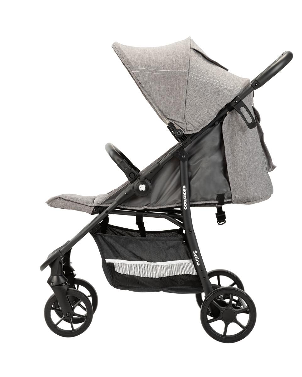 Комбинирана количка 3 в 1 Selina Light Grey KIKKABOO - Image 11