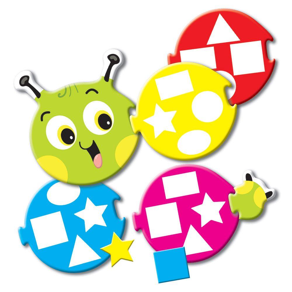 Детска образователна игра ГЪСЕНИЦА ЗА ЦВЕТОВЕ И ФОРМИ THINKLE STARS - Image 2