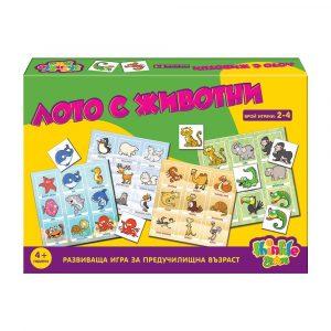 Детска образователна игра ЛОТО СЪС ЖИВОТНИ THINKLE STARS