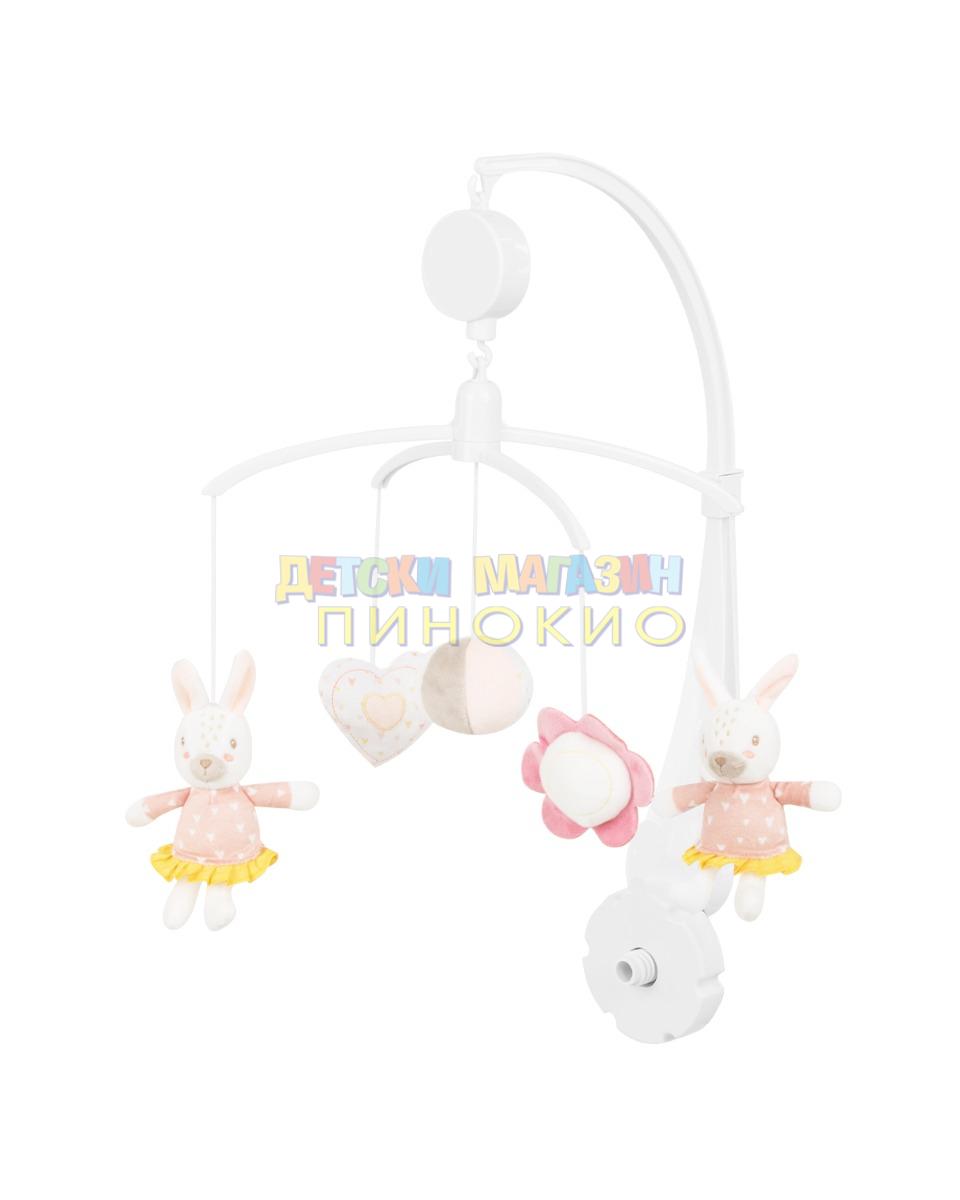 Музикална въртележка Rabbits in Love KIKKABOO