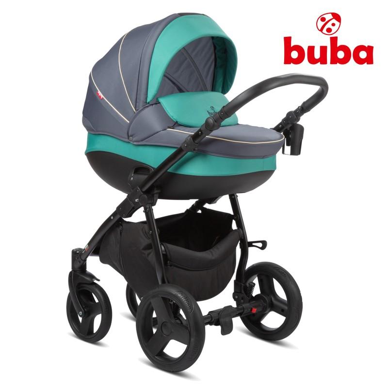 Бебешка количка 3в1 Bella 755 Pewter-Green BUBA - Image 2
