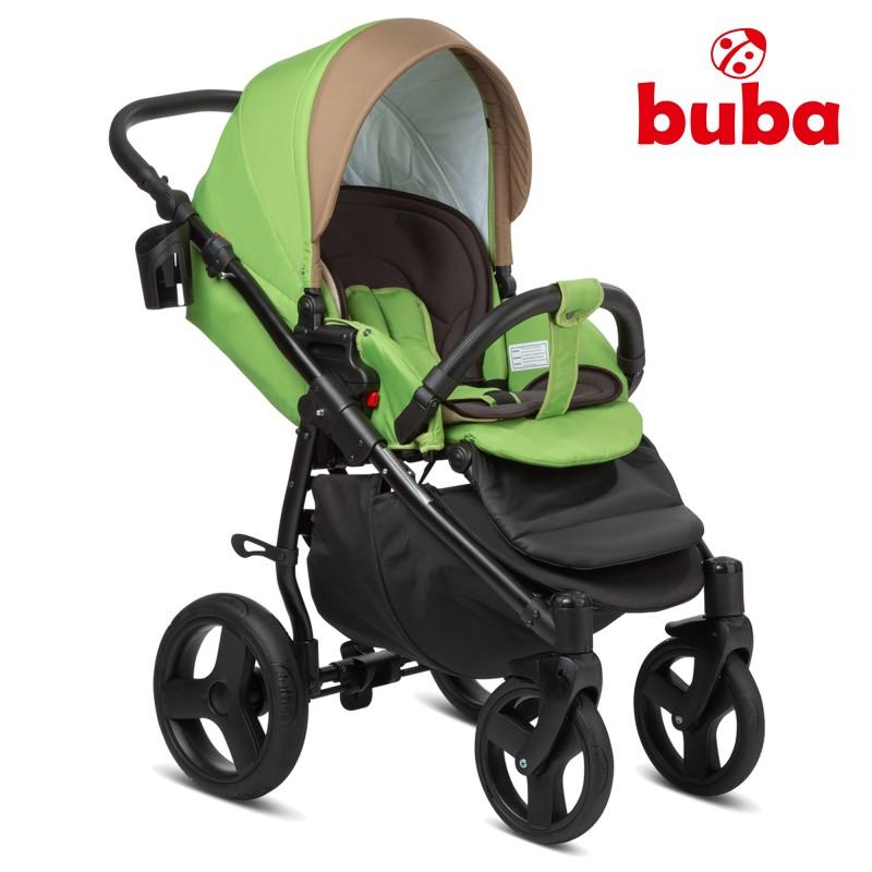 Бебешка количка 3в1 Bella 757 Green BUBA - Image 4