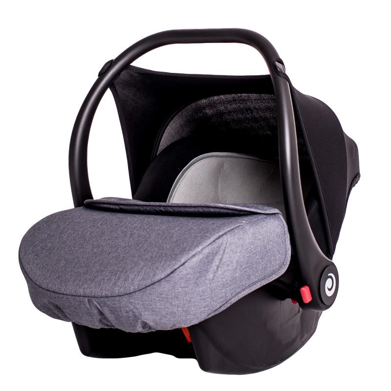 Бебешка количка Estilo 930 3 в 1 Тъмносива BUBA - Image 7
