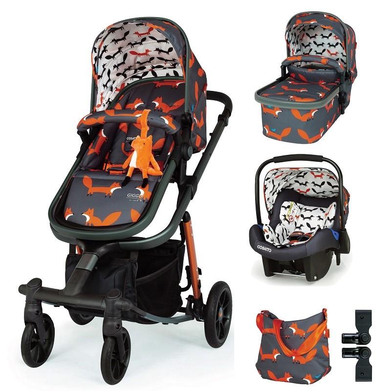 Количка Giggle Quad 3 в 1CHARCOAL MISTER FOX COSATTO