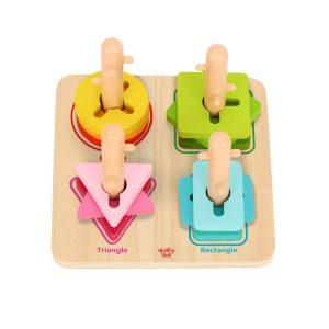 ДЪРВЕН ГЕОМЕТРИЧЕН ПЪЗЕЛ TL905 Tooky Toy