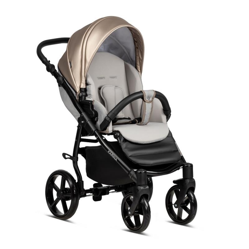 Бебешка количка Karina 3в1 252 Warm Grey BUBA - Image 9