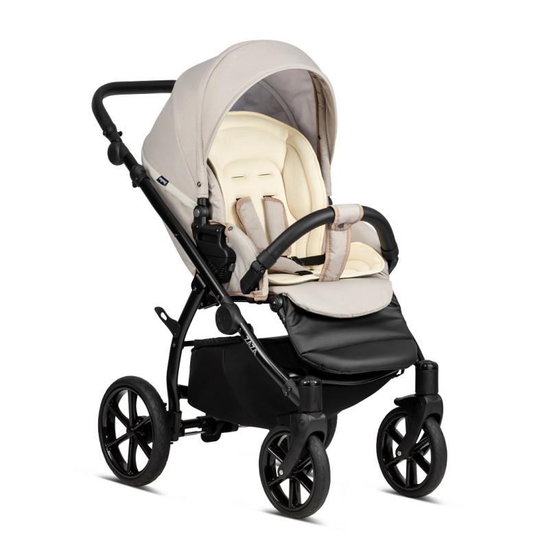 Бебешка количка Zaza 3в1 229 Cream BUBA - Image 4