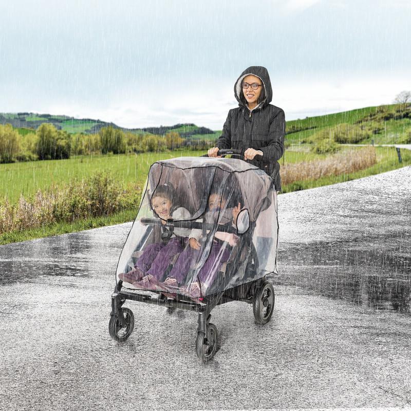Дъждобран за количка за близнаци RainCover Twin Reer - Image 4