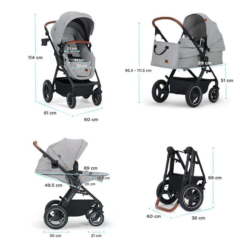 Количка B-TOUR 3в1 черна KinderKraft - Image 11