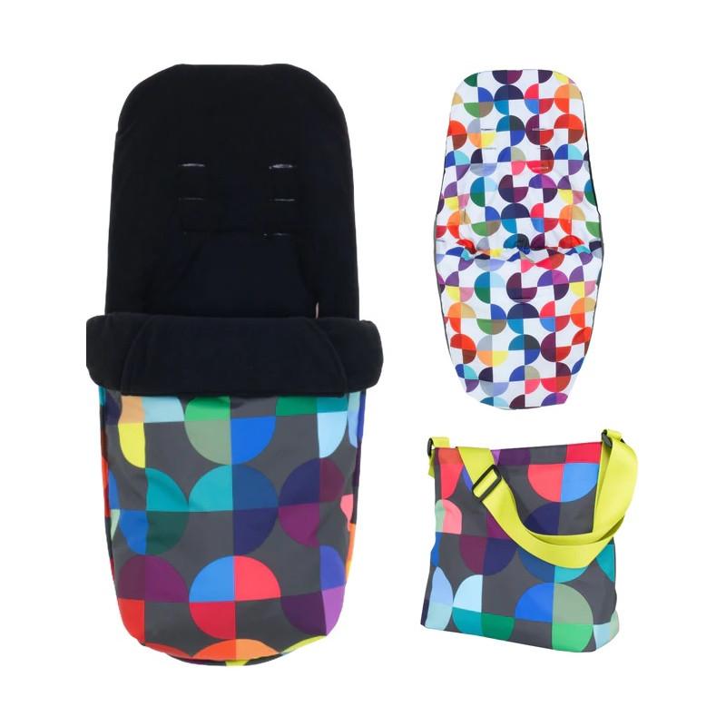 Комплект чувалче за крака и чанта CT4921A KALEIDOSCOPE COSATTO