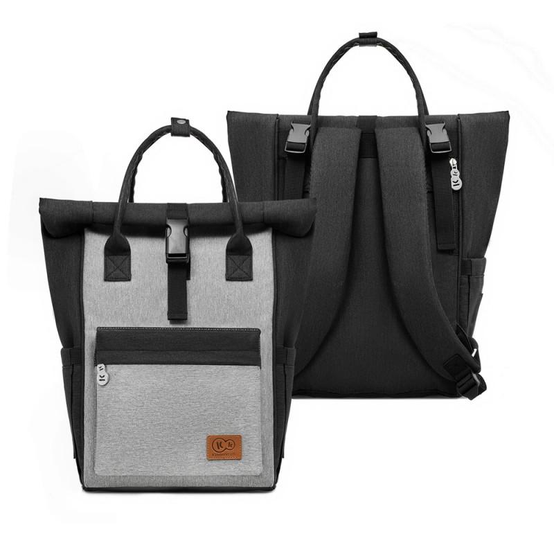 Раница за бебешки принадлежности MOONPACK Сива KinderKraft - Image 4