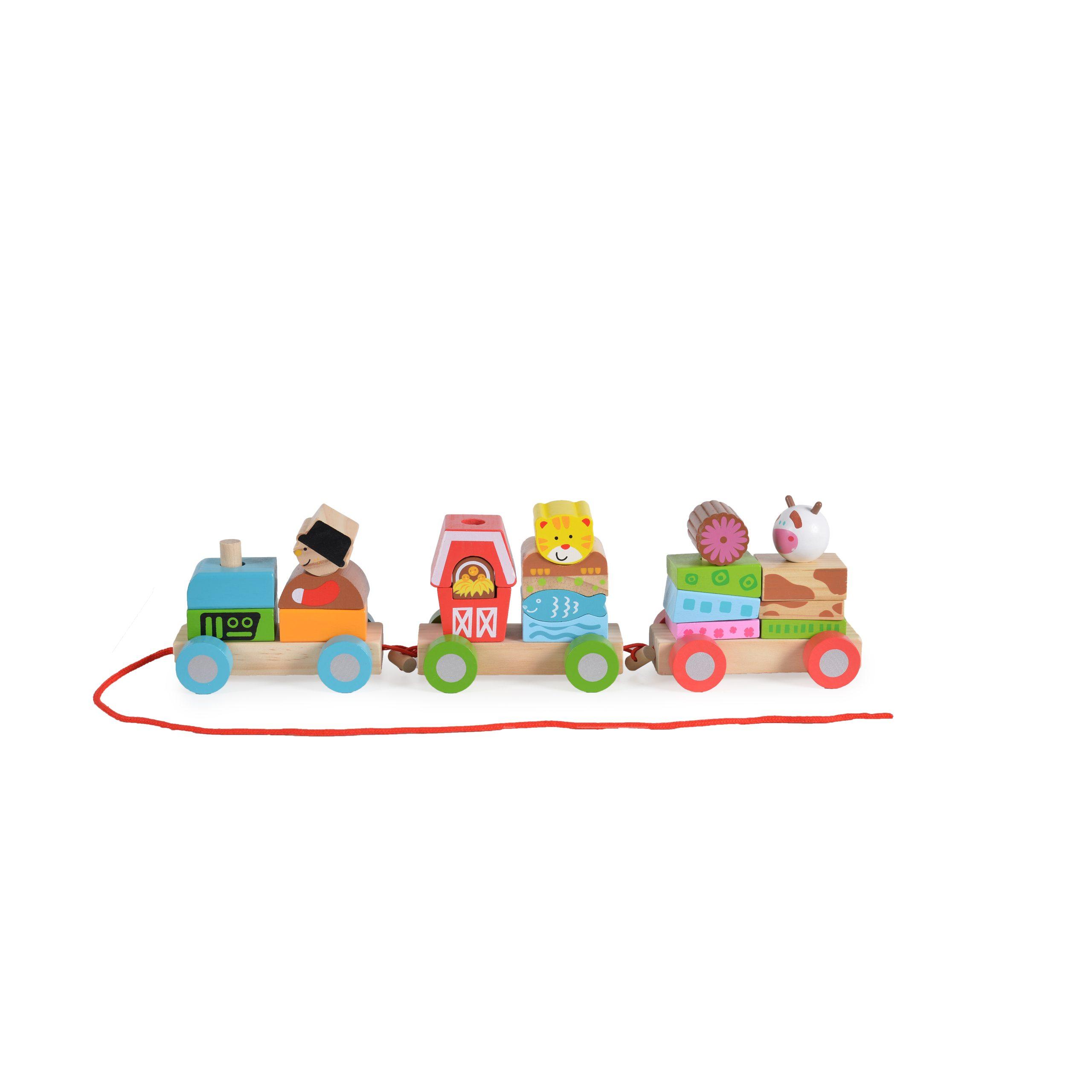 ДЪРВЕН ФЕРМЕРСКИ ВЛАК 2036 Moni Toys - Image 2