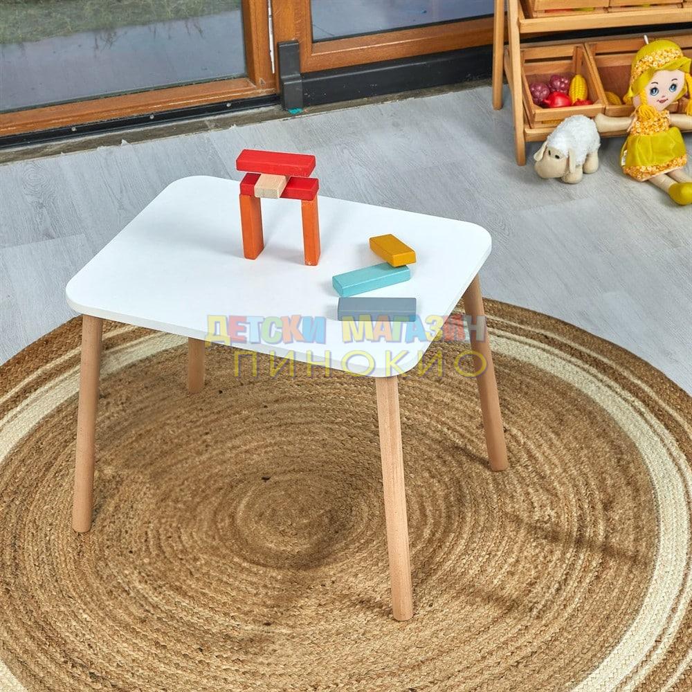 Детска дървена маса с 2 столчета TF6176 GINGER HOME - Image 11