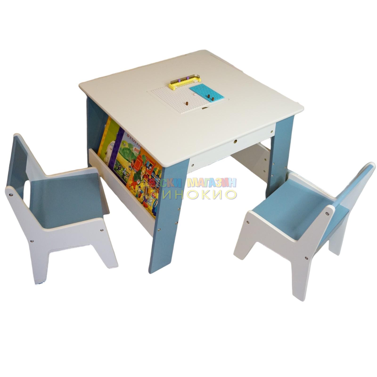 Детска дървена маса с 2 столчета TF6266 GINGER HOME - Image 12
