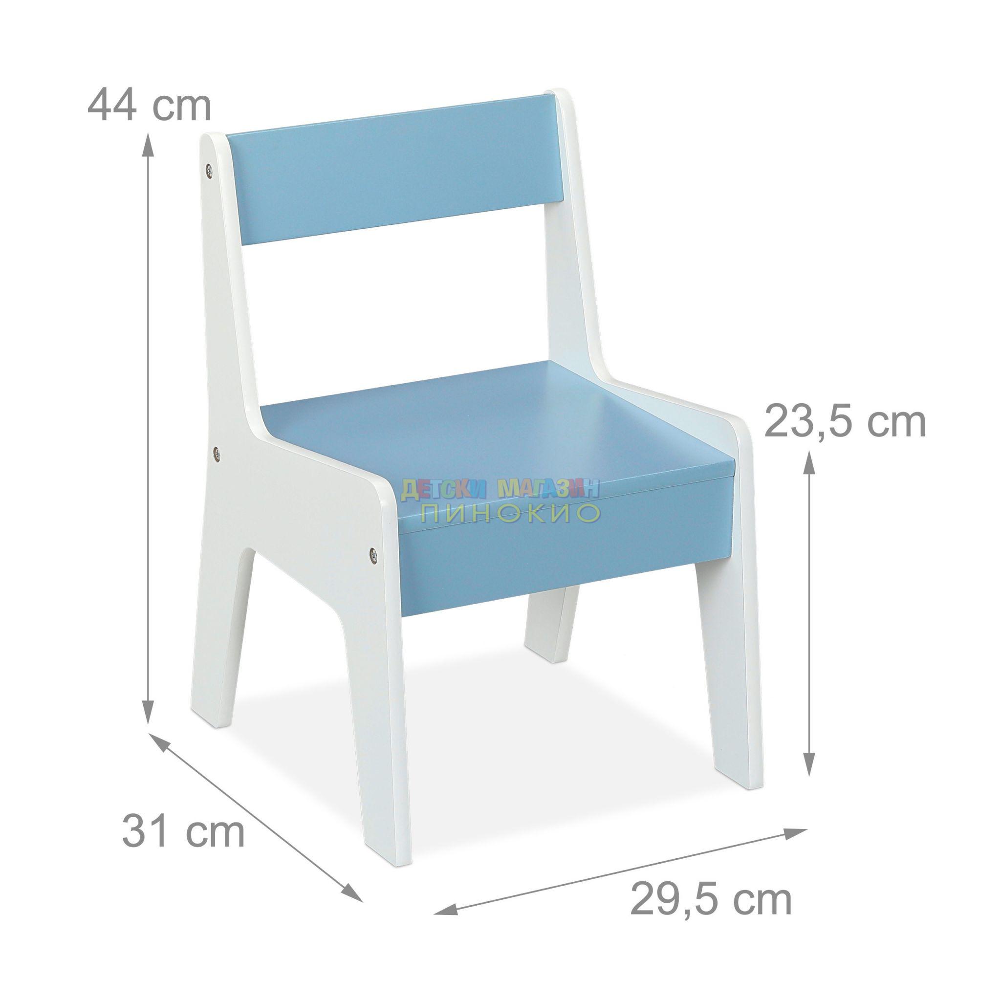 Детска дървена маса с 2 столчета TF6266 GINGER HOME - Image 4