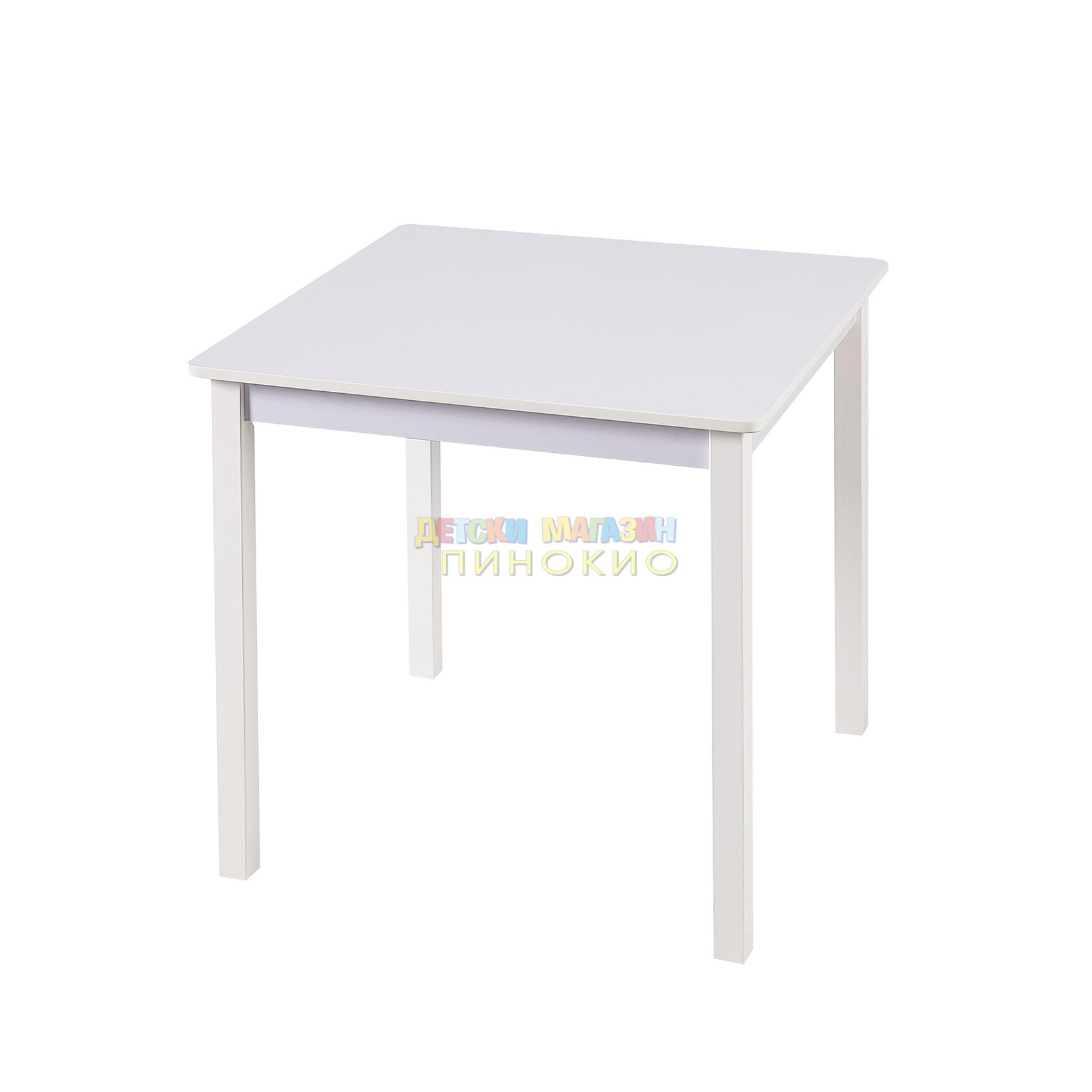 Детска дървена маса с 2 столчета TF6644-W GINGER HOME - Image 2