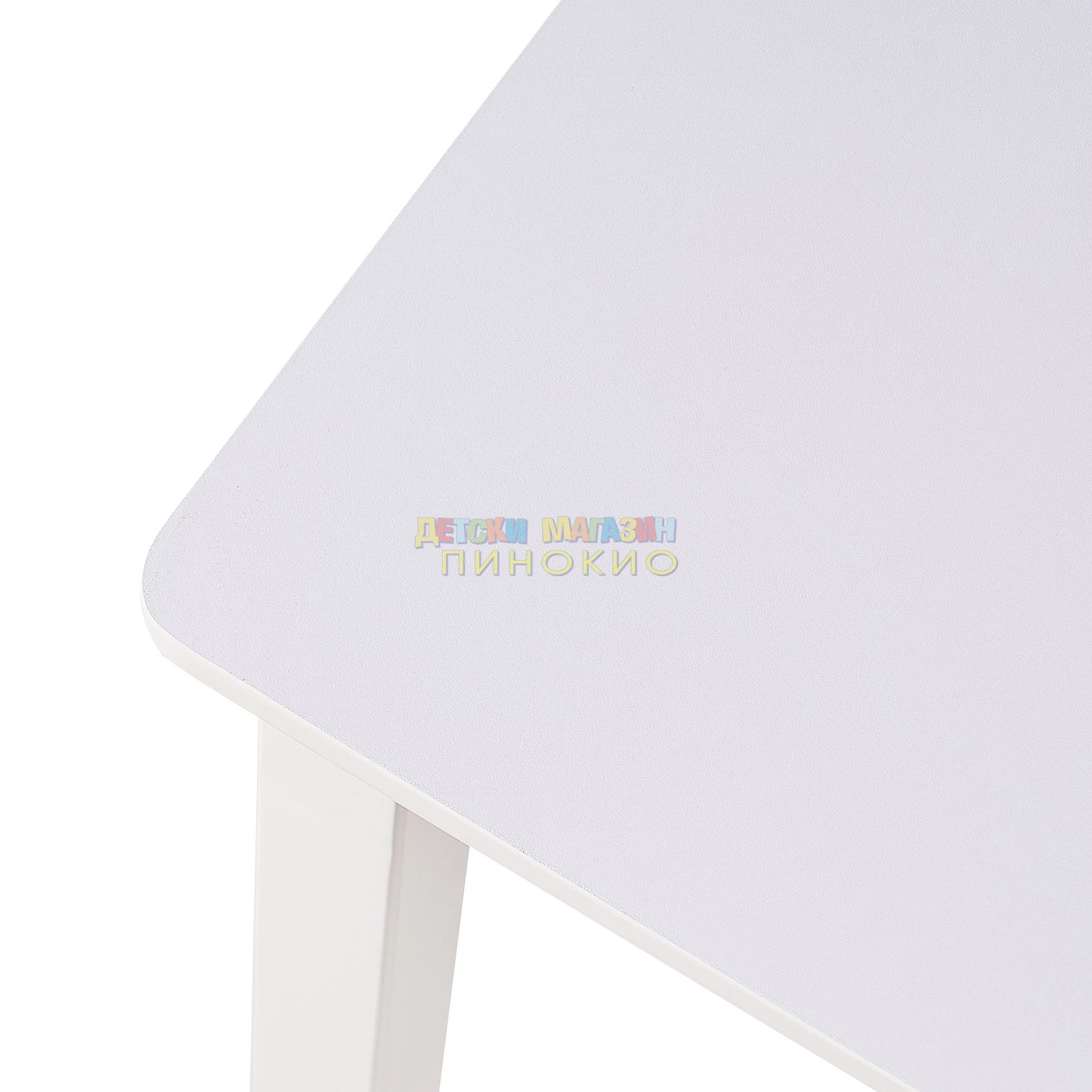 Детска дървена маса с 2 столчета TF6644-W GINGER HOME - Image 4