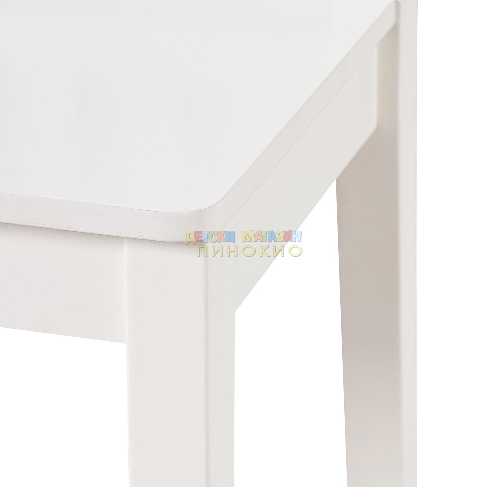 Детска дървена маса с 2 столчета TF6644-W GINGER HOME - Image 5