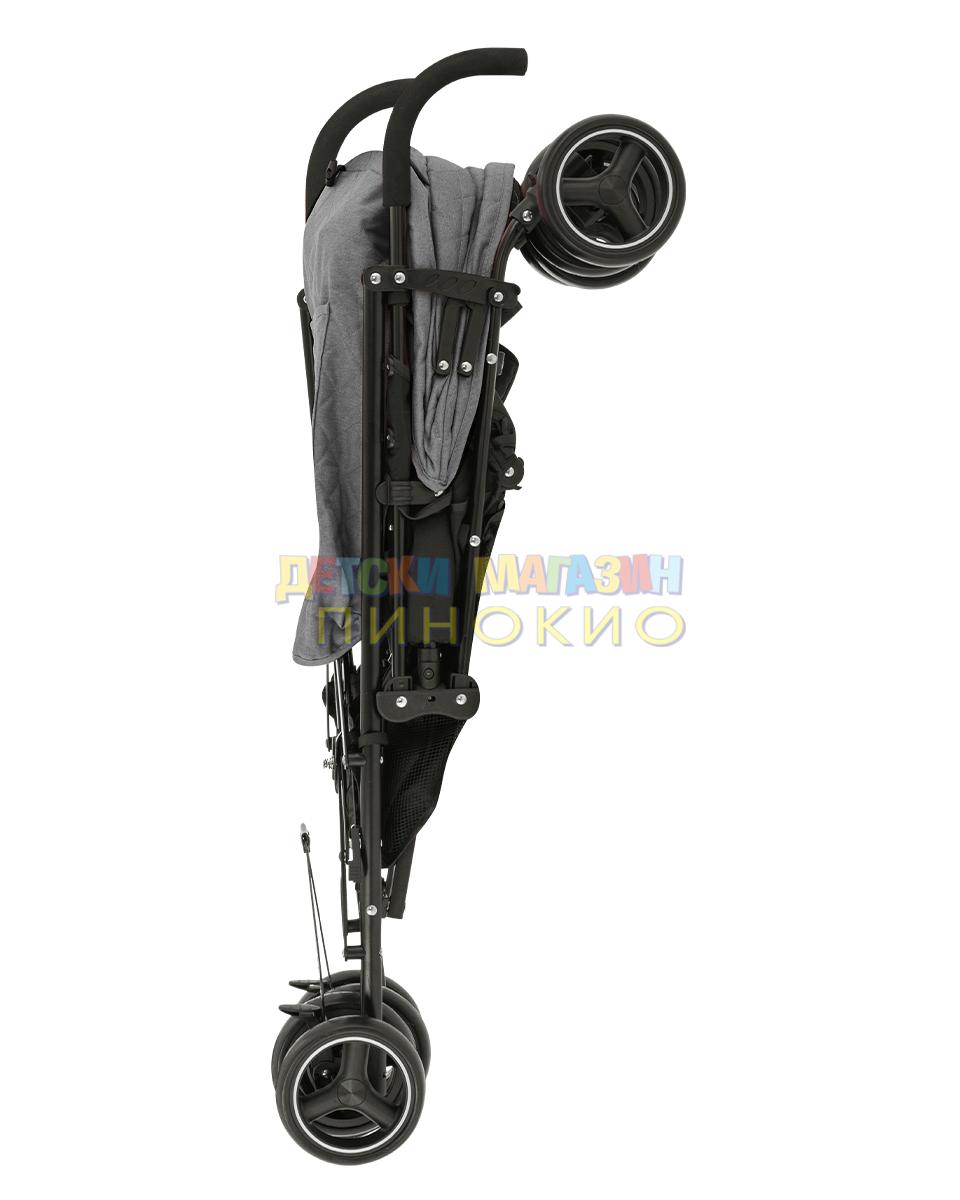 Лятна количка Beetle Grey 2023 KIKKABOO - Image 8