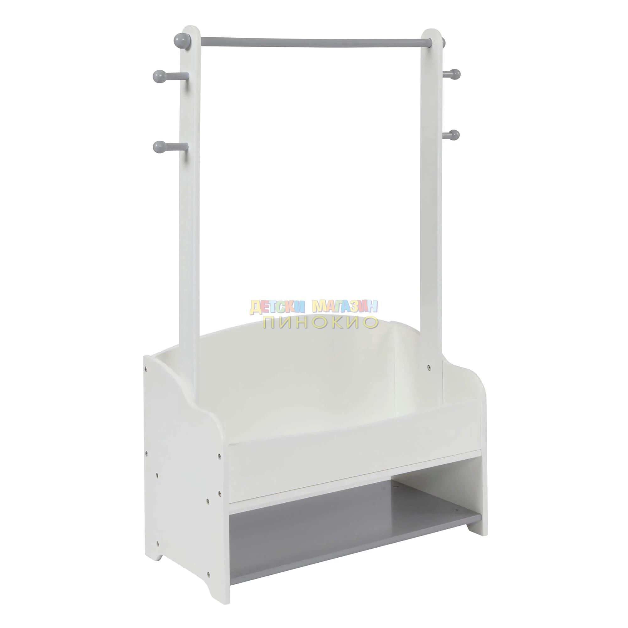 Дървена стойка за детски дрехи и рафтове TF6203 GINGER HOME - Image 5