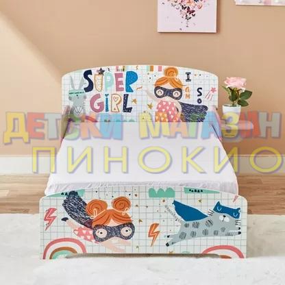 Детско дървено легло с преграда TF6000 GINGER HOME - Image 2
