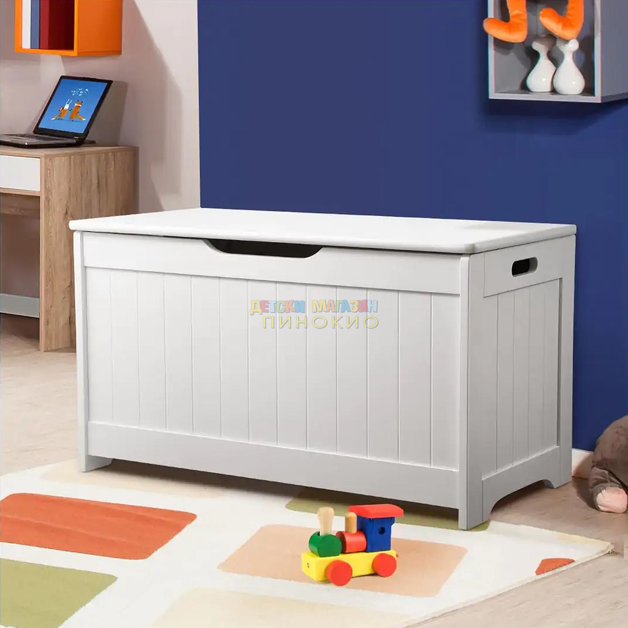 Детска дървена ракла 2 в 1 JWTR-3086 GINGER HOME - Image 6