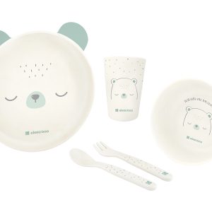 Сет за хранене пластмаса Bear with me KIKKABOO