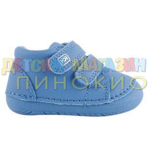 Кожена буйка Barefoot лазурно синьо КОЛЕВ И КОЛЕВ