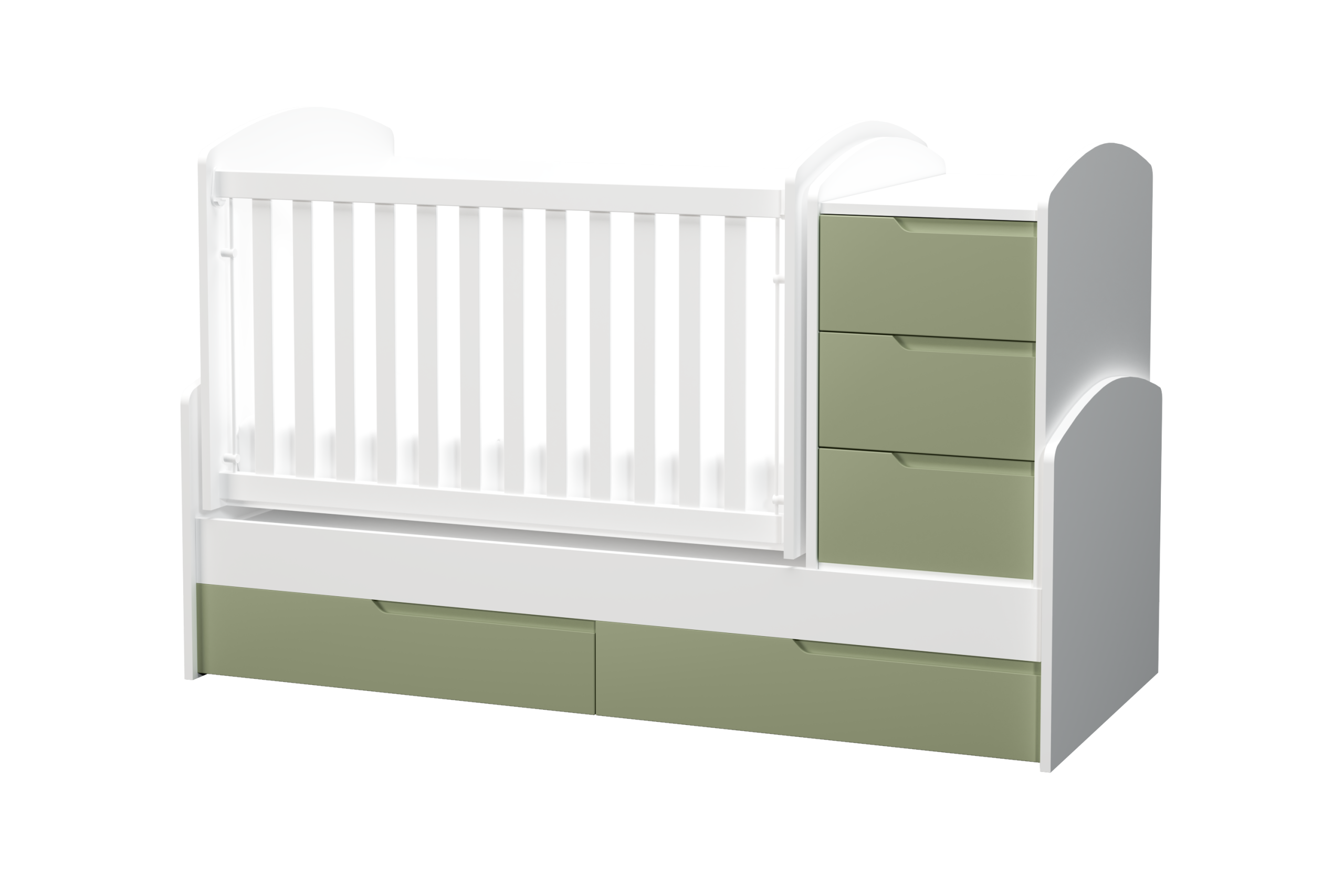 Дървена кошара Съни 65 / 160 подвижна решетка DIZAIN BABY - Image 15