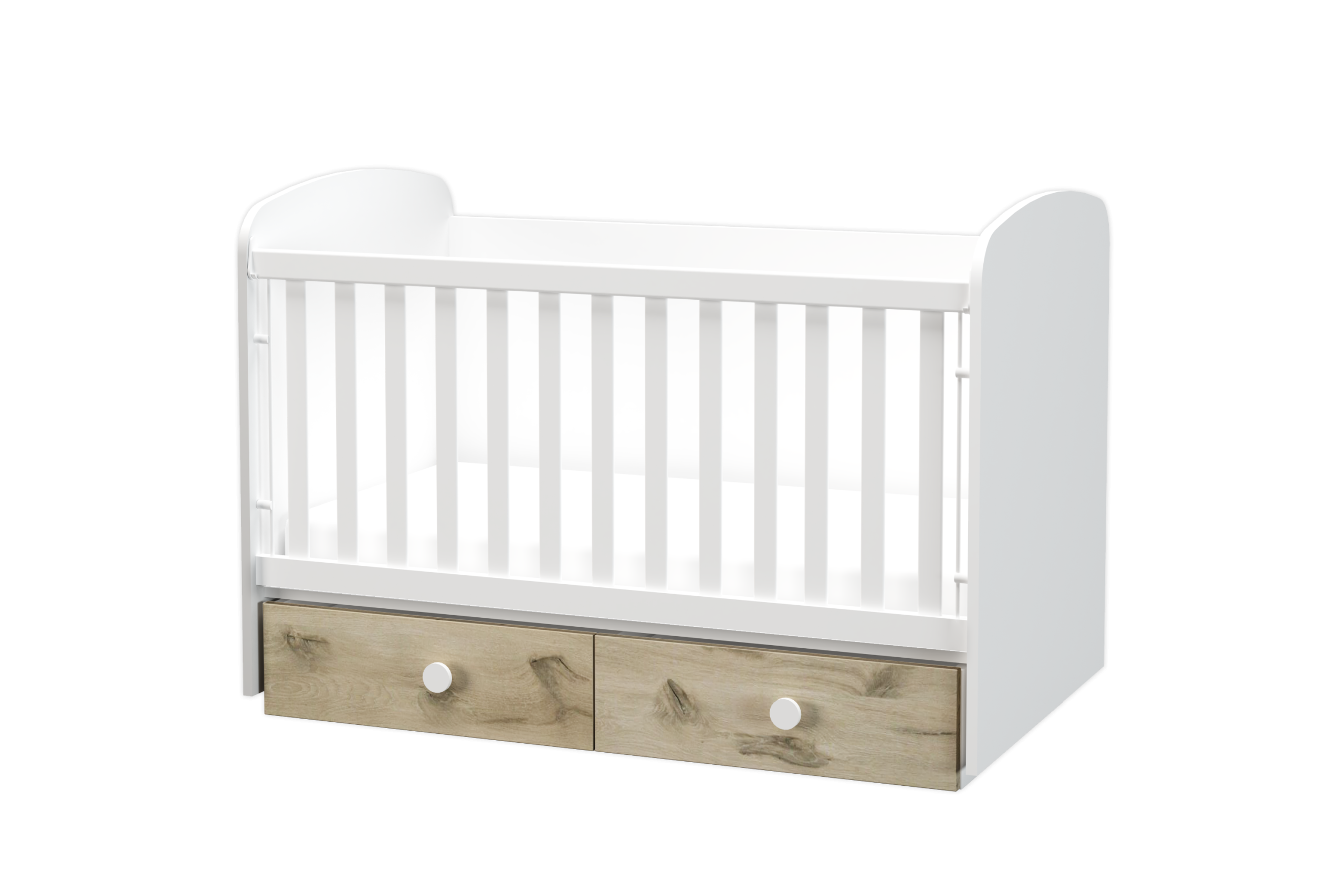 Дървена кошарка Тони 70 / 140 подвижна решетка DIZAIN BABY - Image 9