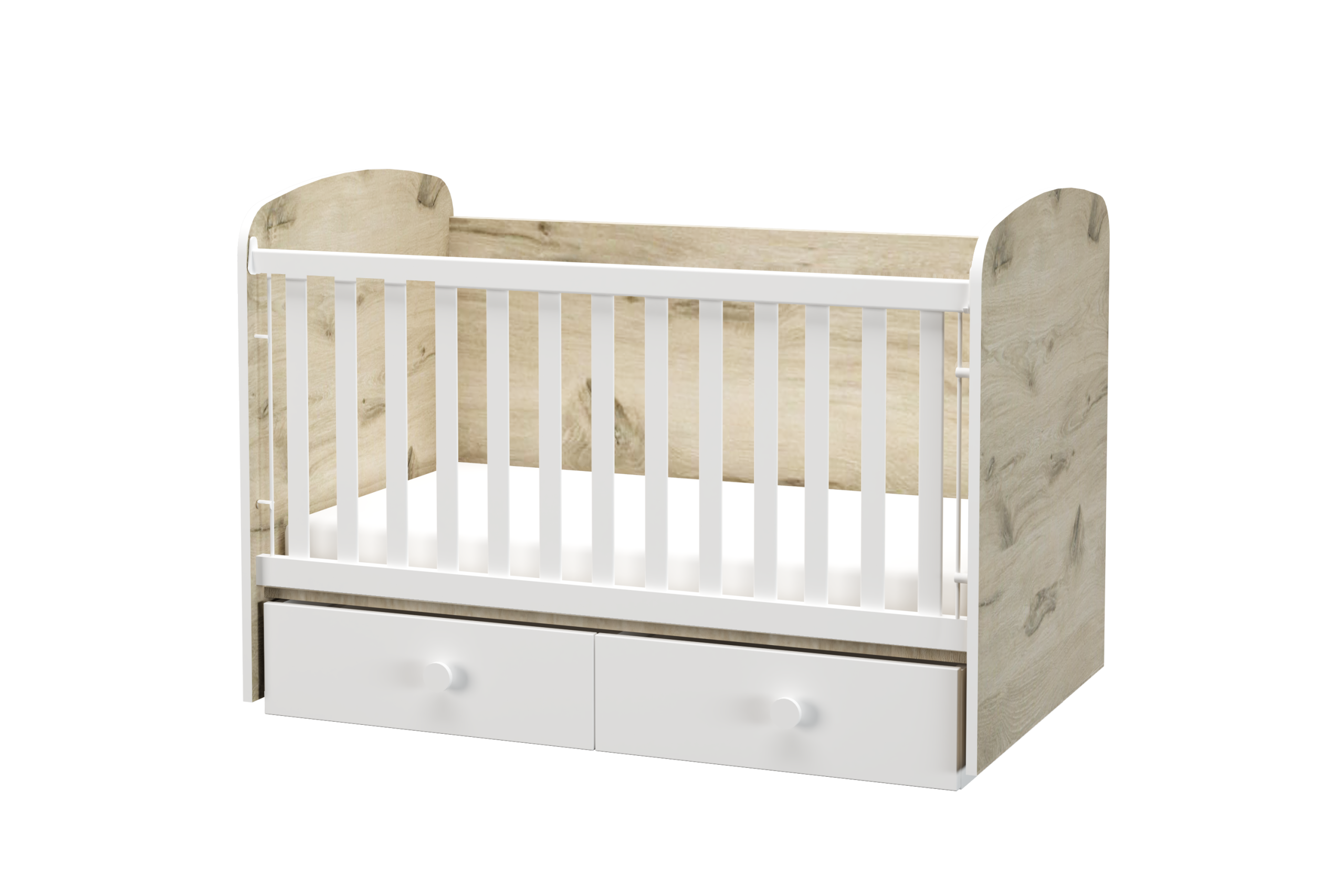 Дървена кошарка Тони 70 / 140 подвижна решетка DIZAIN BABY - Image 11