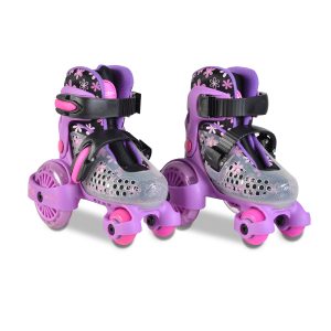 Кънки Little Beetle Violet Girl ( 26-29 ) Byox
