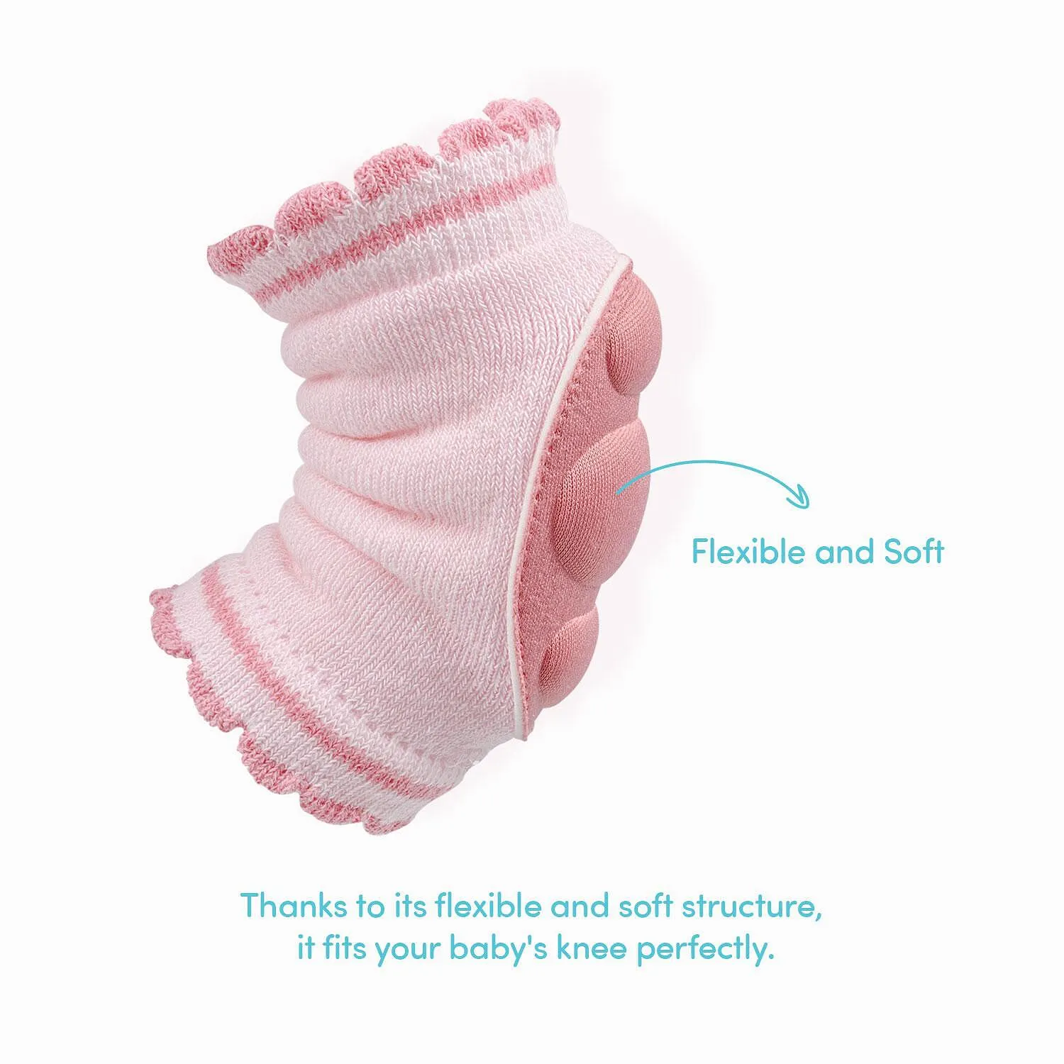 Наколенки Лукс РОЗОВ SeviBaby - Image 2