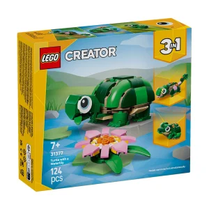 LEGO® Creator 31377 - Костенурка с цвят на водна лилия
