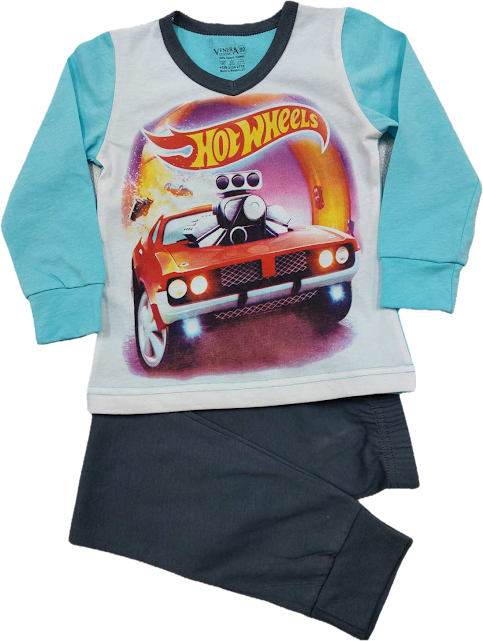 Детска пижама момче Hot Wheels Venera