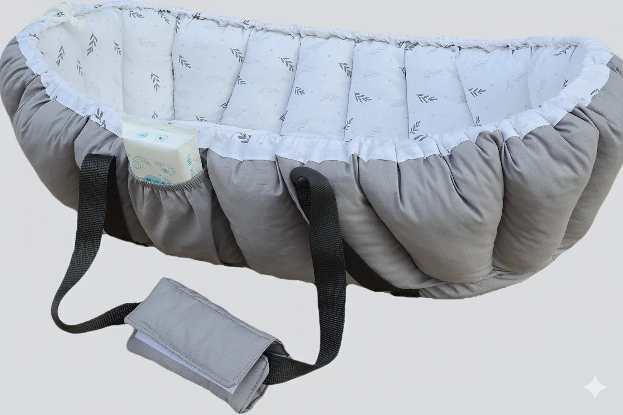 Бебешко гнездо, преносимо легло и килим за игра Cocoon Comfort 3 в 1 – Babyhome - Image 4