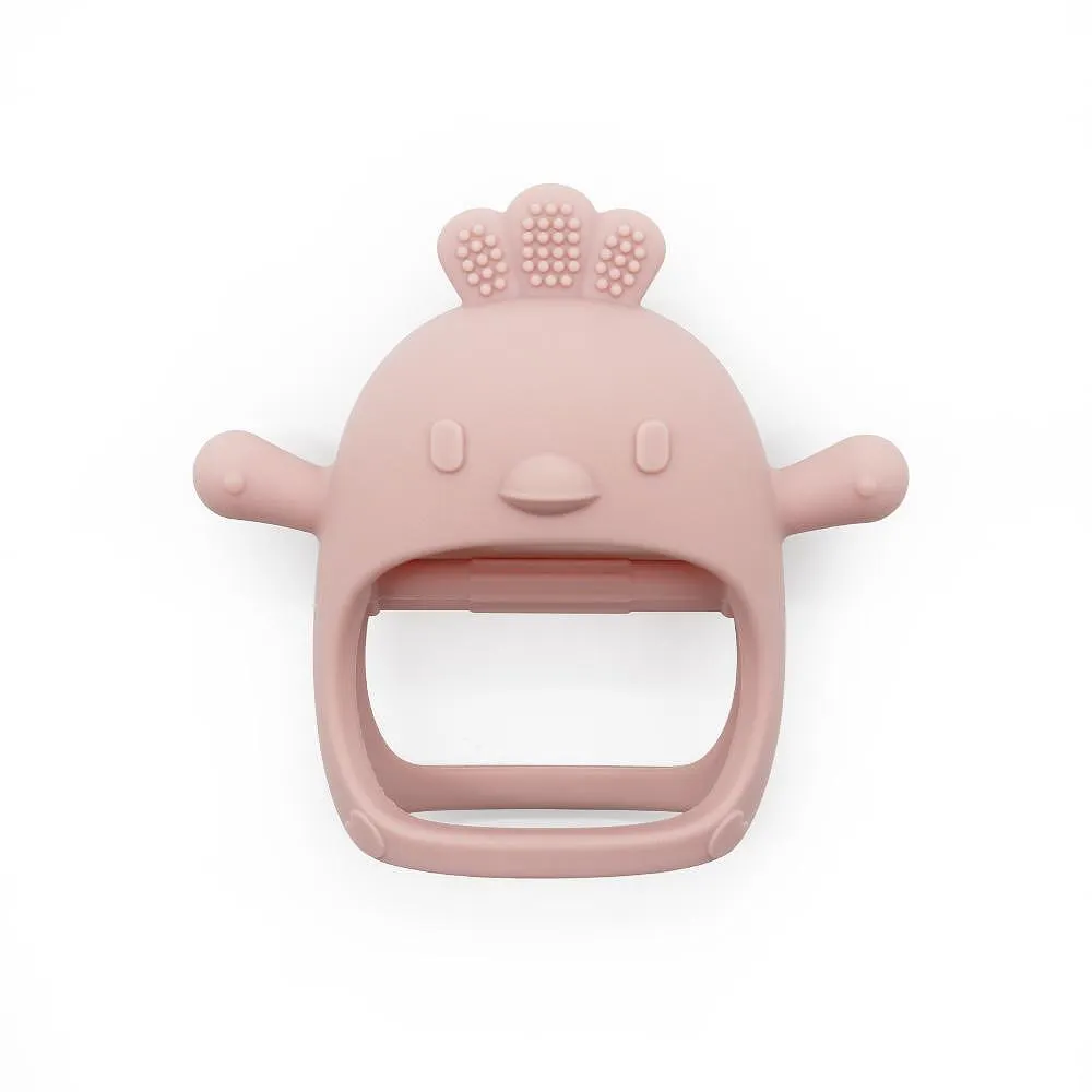 Бебешка силиконова ръкавичка Пиле Babyhome - Image 3