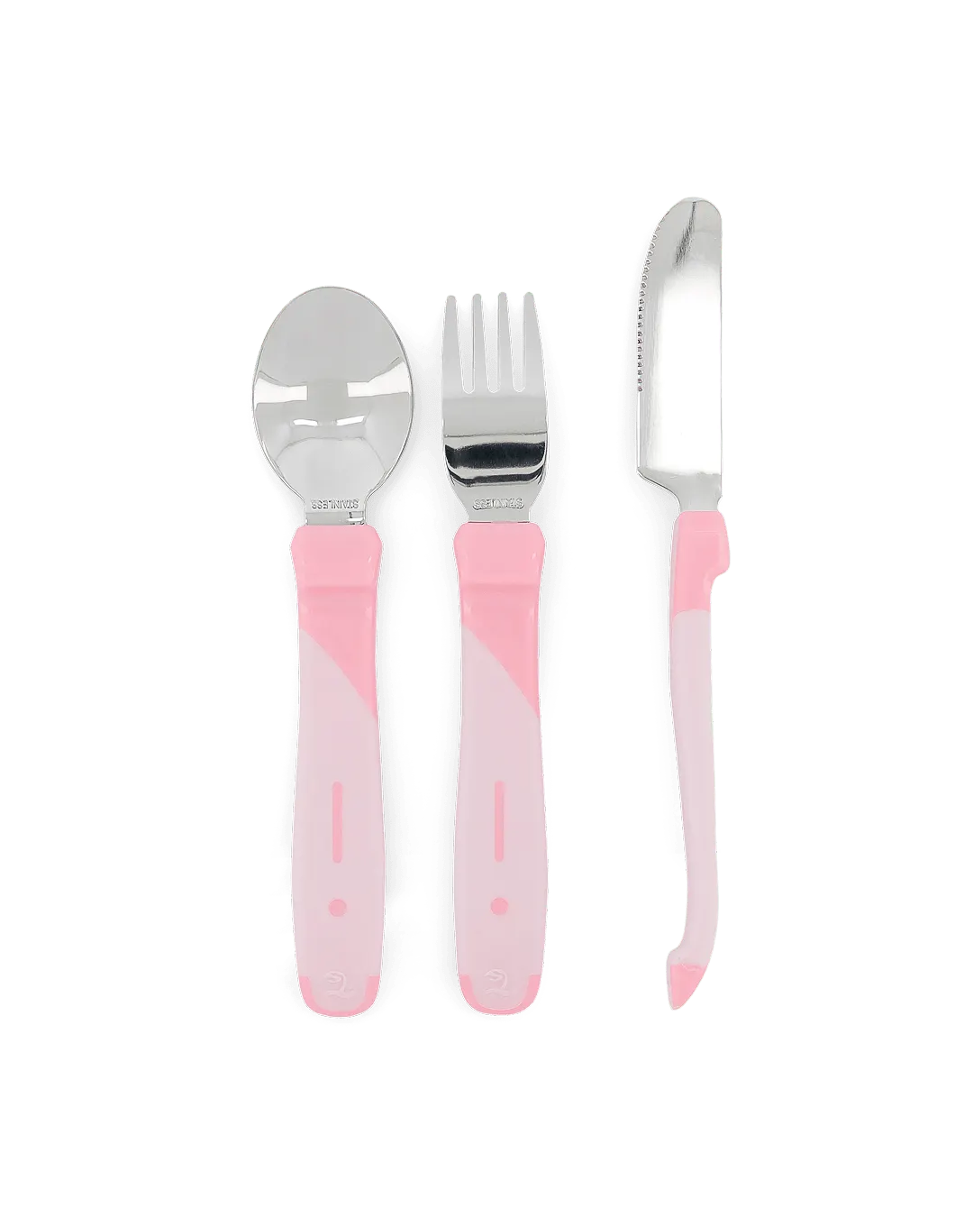 Детски прибори Неръждаема стомана 12+ м Pastel Pink Twistshake