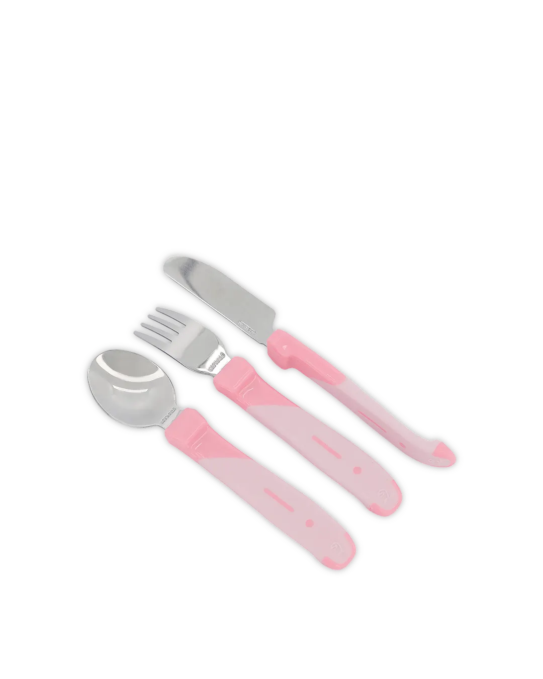 Детски прибори Неръждаема стомана 12+ м Pastel Pink Twistshake - Image 2